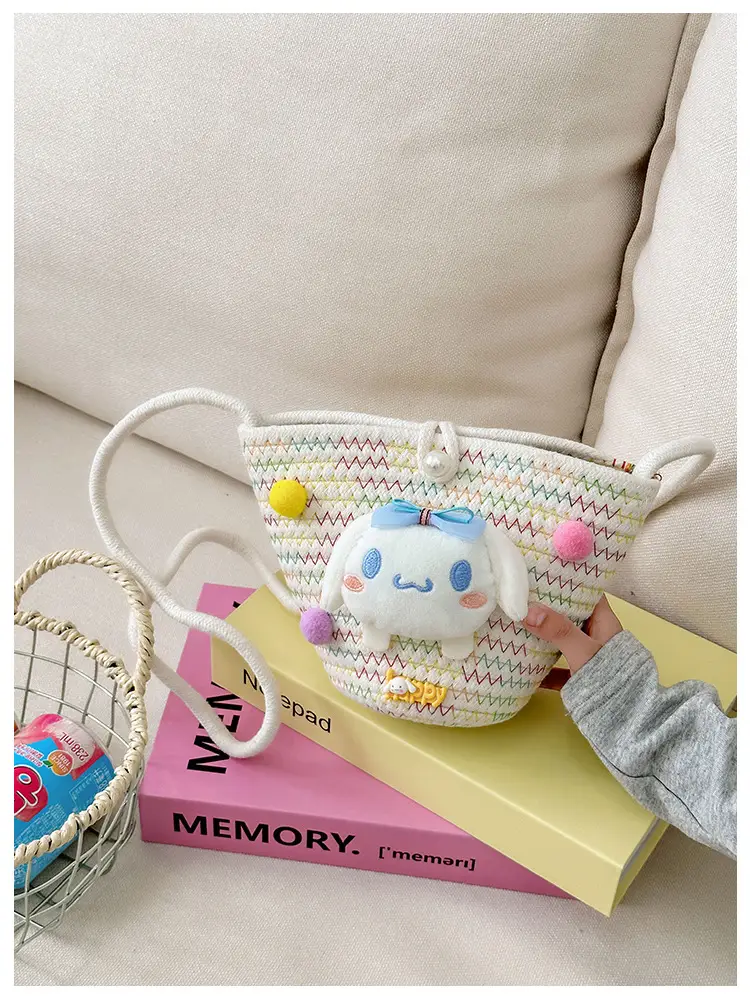 Plush Candy Color Shoulder Bag for Girls — feature 12