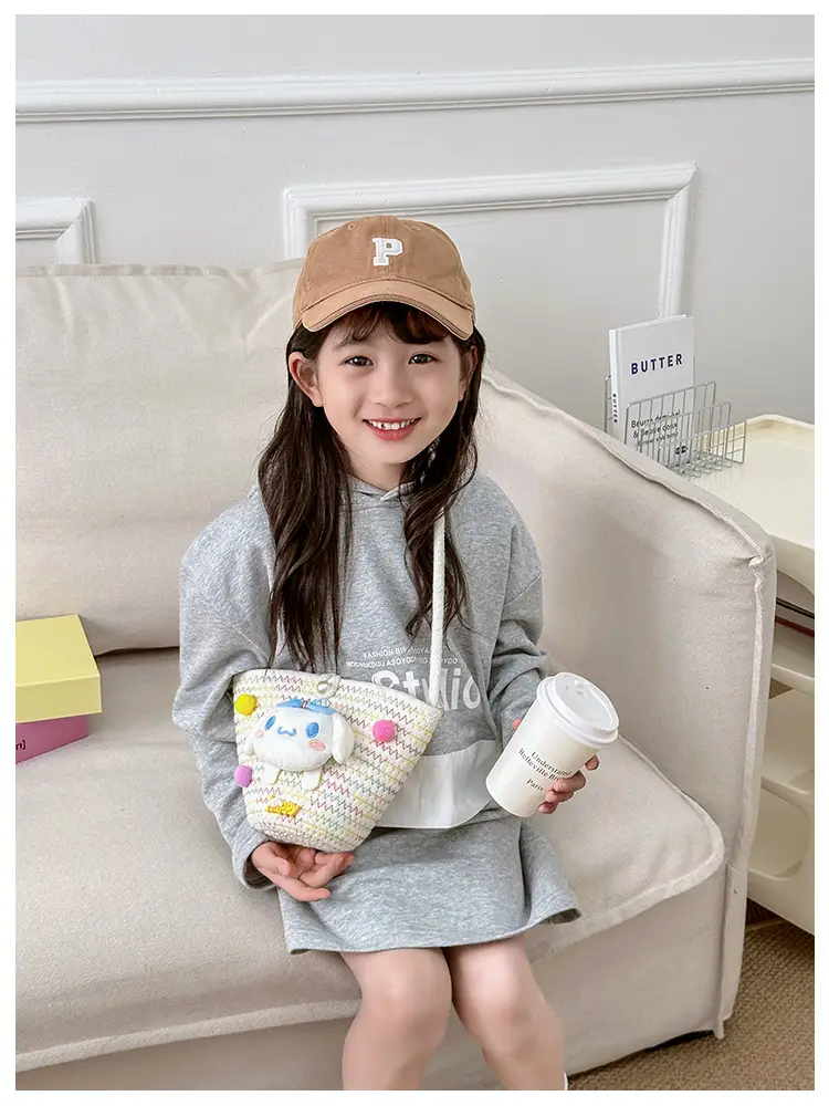 Plush Candy Color Shoulder Bag for Girls — feature 13
