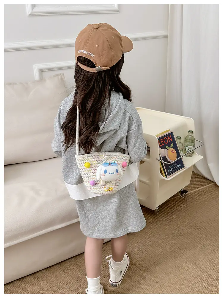 Plush Candy Color Shoulder Bag for Girls — feature 14