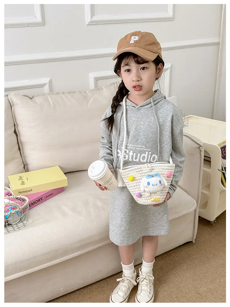Plush Candy Color Shoulder Bag for Girls — feature 15