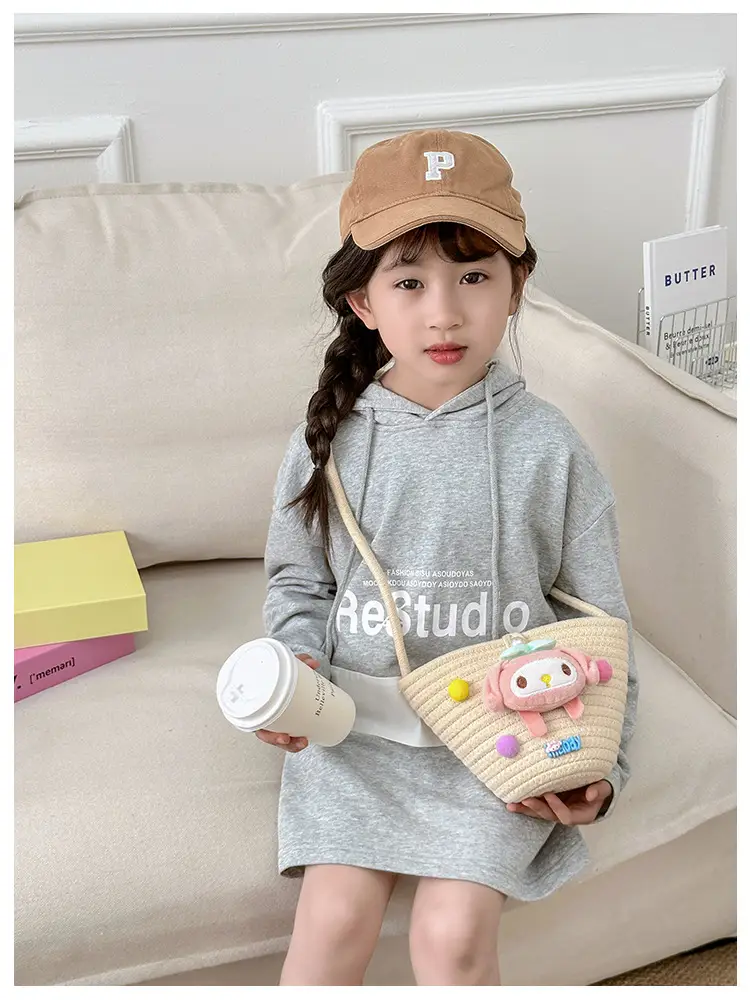 Plush Candy Color Shoulder Bag for Girls — feature 19