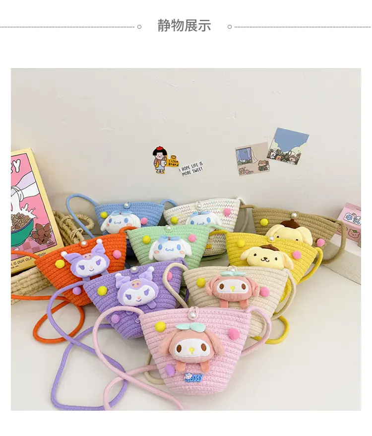 Plush Candy Color Shoulder Bag for Girls — feature 20