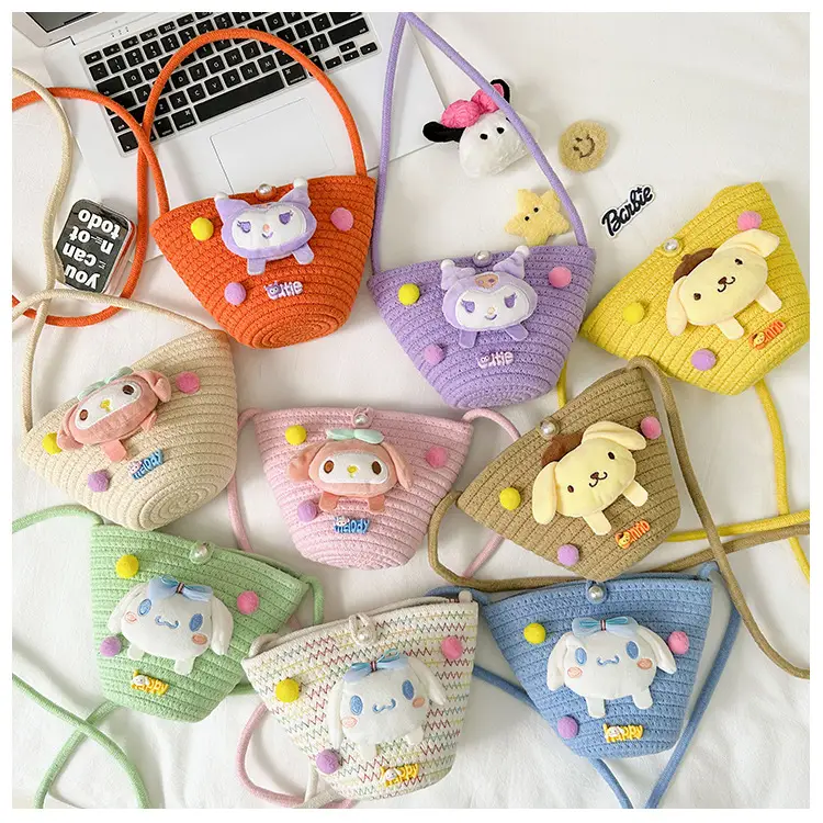 Plush Candy Color Shoulder Bag for Girls — feature 22