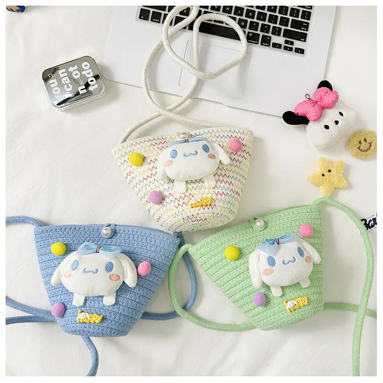 Plush Candy Color Shoulder Bag for Girls — feature 23