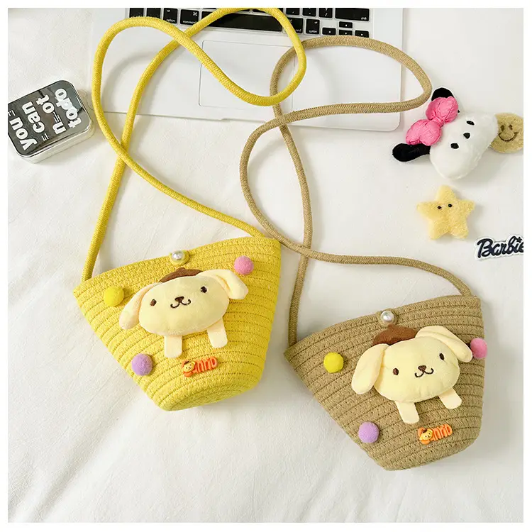 Plush Candy Color Shoulder Bag for Girls — feature 25