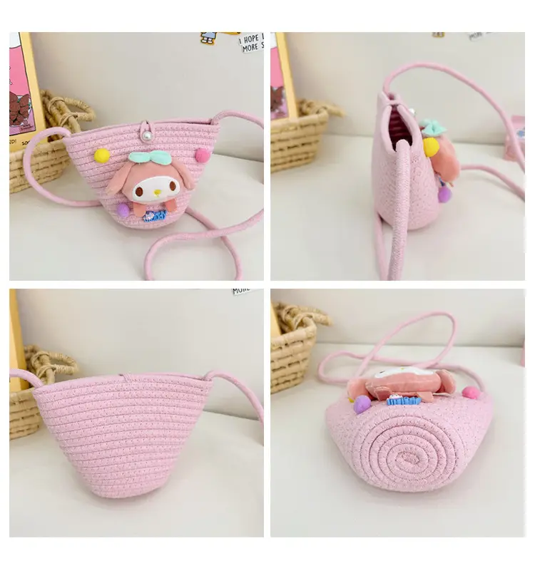 Plush Candy Color Shoulder Bag for Girls — feature 33