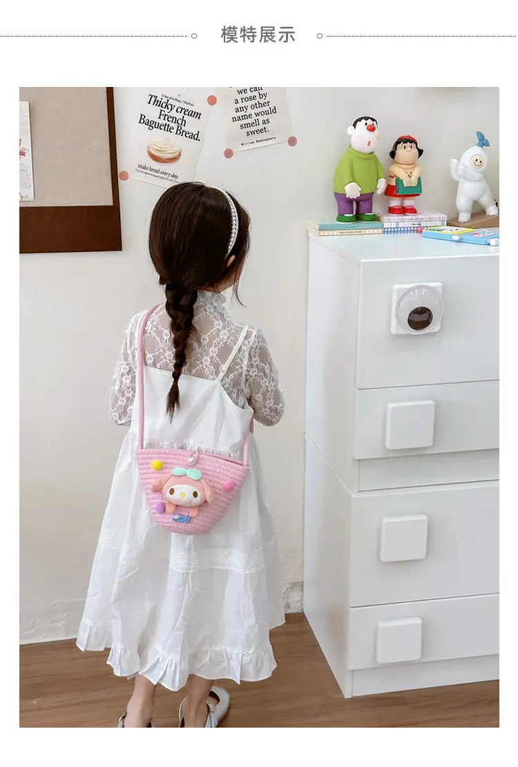 Plush Candy Color Shoulder Bag for Girls — feature 4