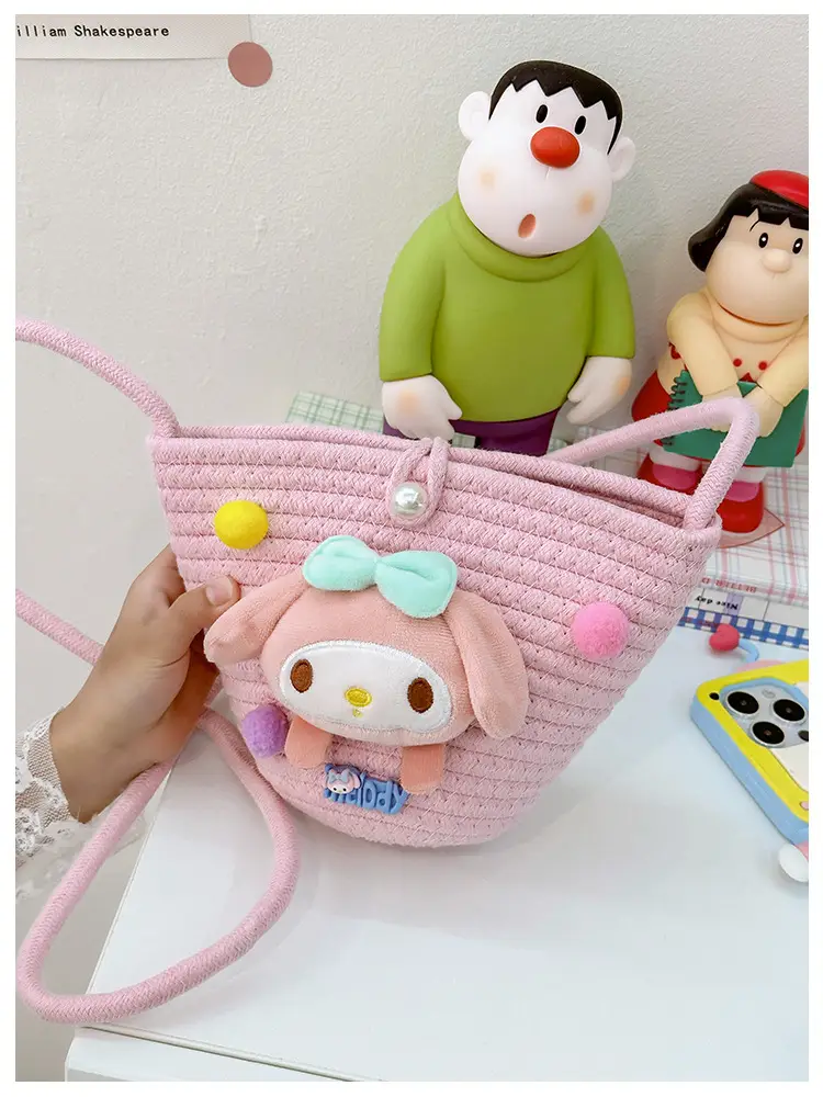 Plush Candy Color Shoulder Bag for Girls — feature 5