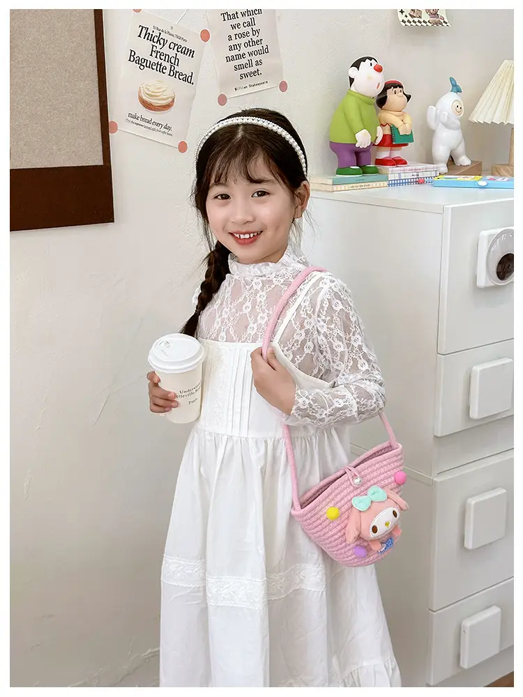 Plush Candy Color Shoulder Bag for Girls — feature 6