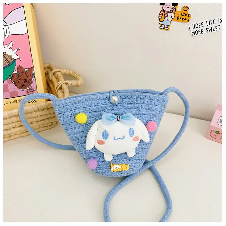 Plush Candy Color Shoulder Bag for Girls - Image 2