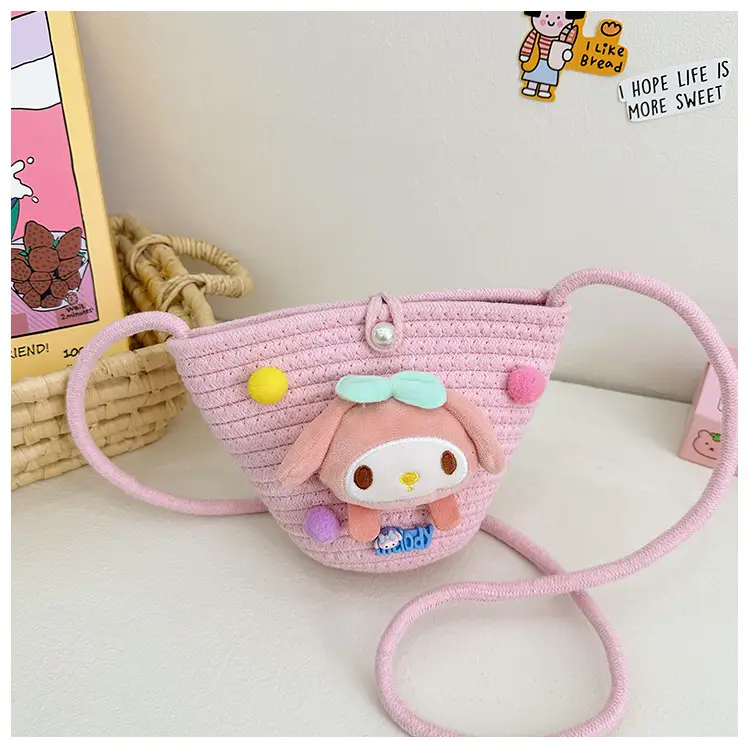 Plush Candy Color Shoulder Bag for Girls - Image 3