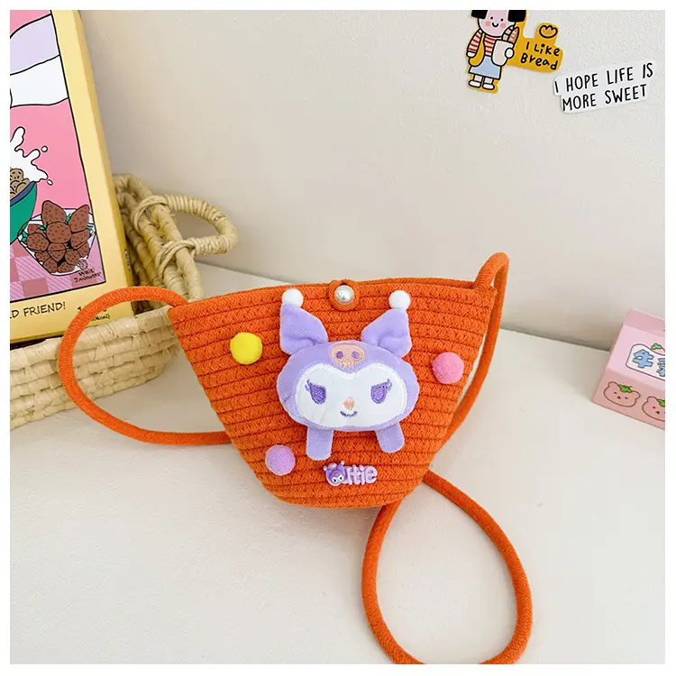Plush Candy Color Shoulder Bag for Girls - Image 6