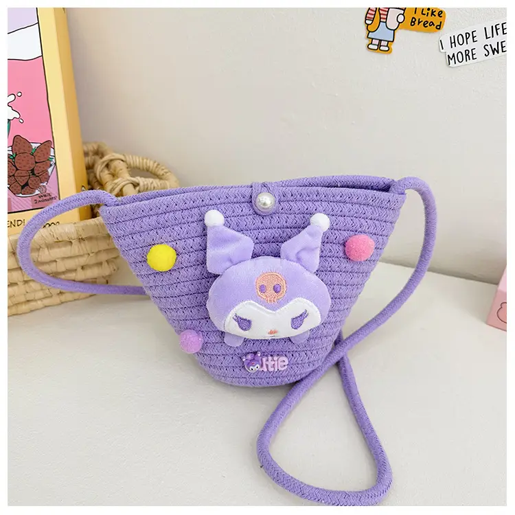 Plush Candy Color Shoulder Bag for Girls - Image 7