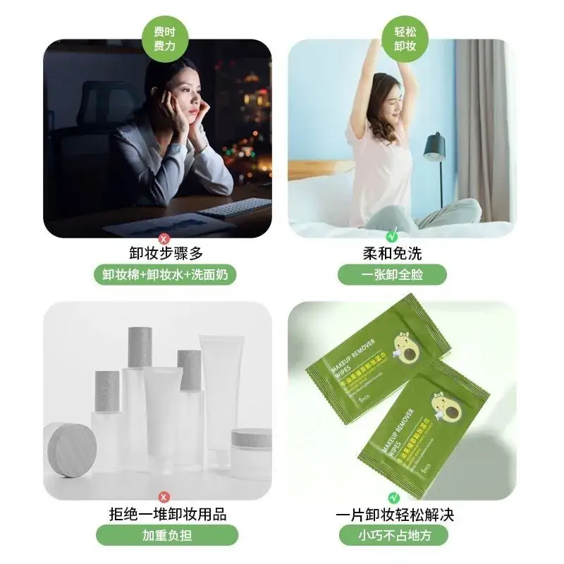 Avocado Makeup Remover Wipes 32 Pcs No Wash Deep Clean — feature 2