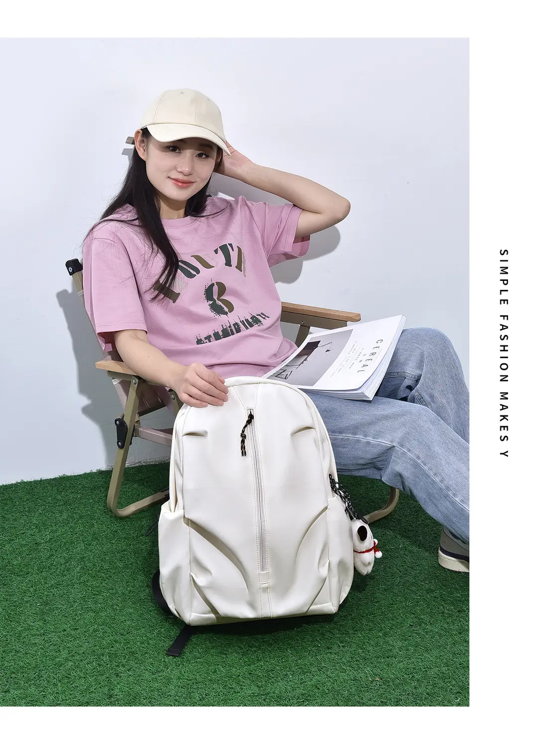 Trendy Versatile Backpack Gift Printing Simple College Student Bag Travel Backpack Laptop Bag Lightweight — feature 19