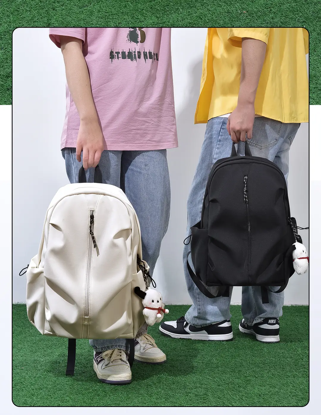 Trendy Versatile Backpack Gift Printing Simple College Student Bag Travel Backpack Laptop Bag Lightweight — feature 5