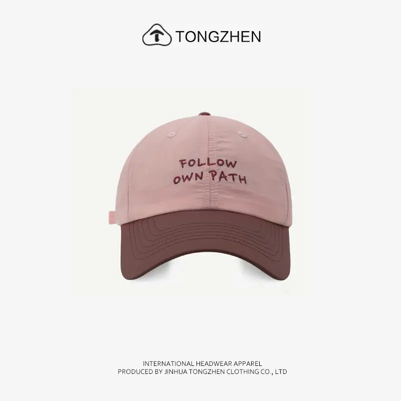 Women's Korean Embroidered Baseball Cap Black Grey - Image 3