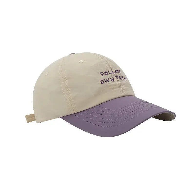 Women's Korean Embroidered Baseball Cap Black Grey - Image 8