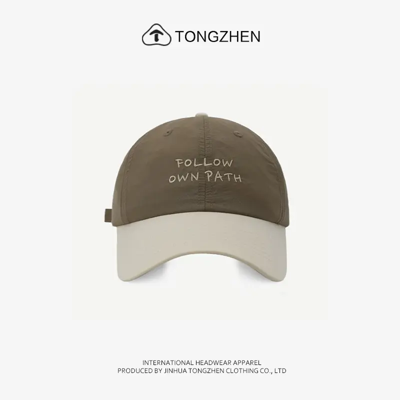 Women's Korean Embroidered Baseball Cap Black Grey - Image 5