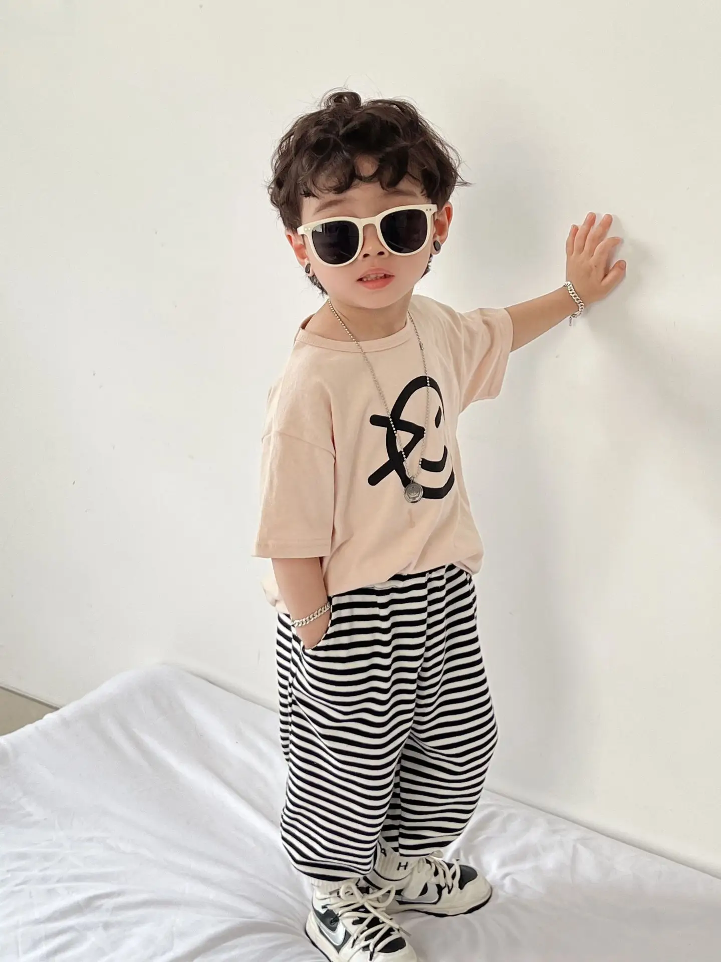 Kids Printed T-Shirt Short Sleeve Summer Wear - Image 5