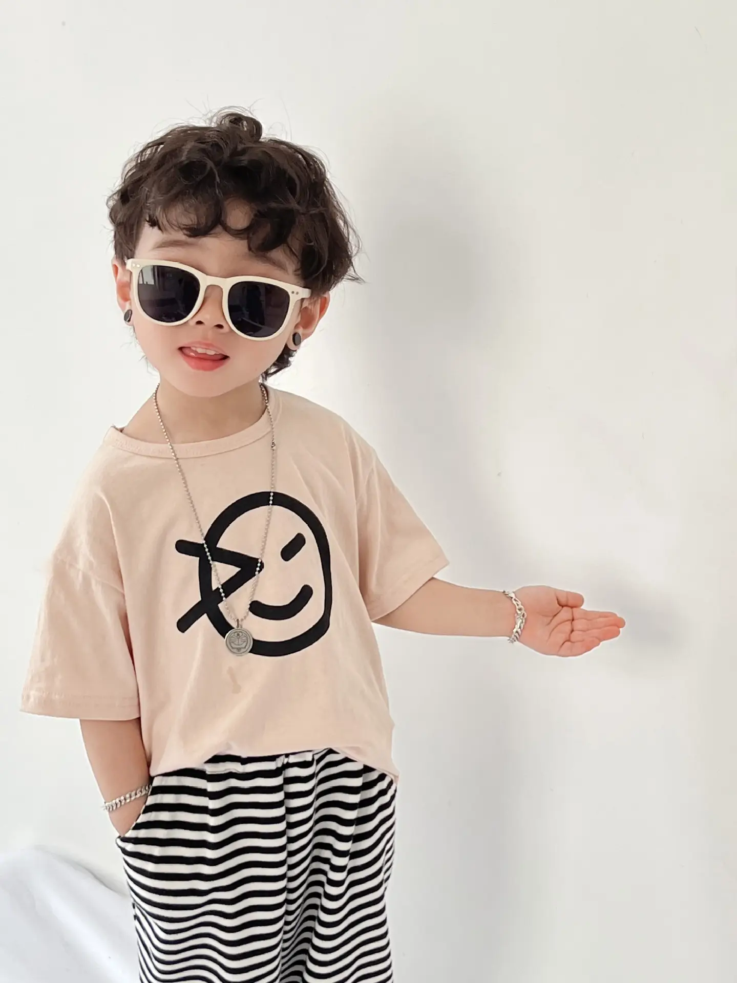 Kids Printed T-Shirt Short Sleeve Summer Wear - Image 6