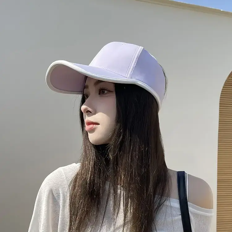 Women's Black Baseball Cap Sunscreen Hat Summer Sports Running Cap - Image 8