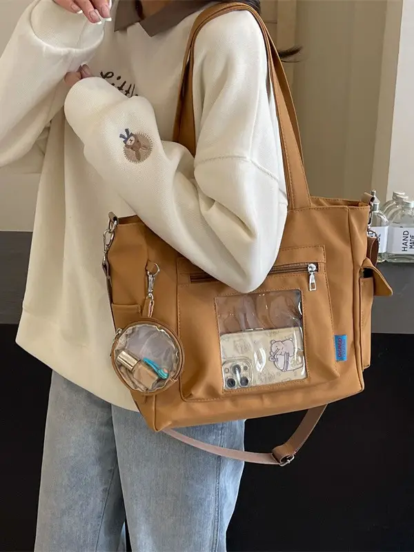 Women's 2024 Canvas Tote Bag Large Capacity Travel Bag - Image 7