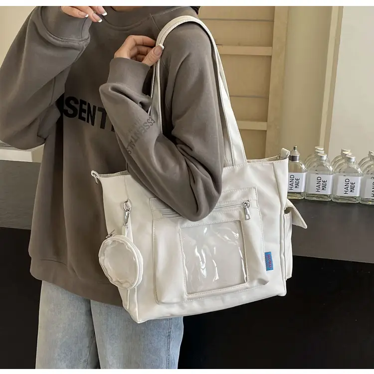 Women's 2024 Canvas Tote Bag Large Capacity Travel Bag — feature 13
