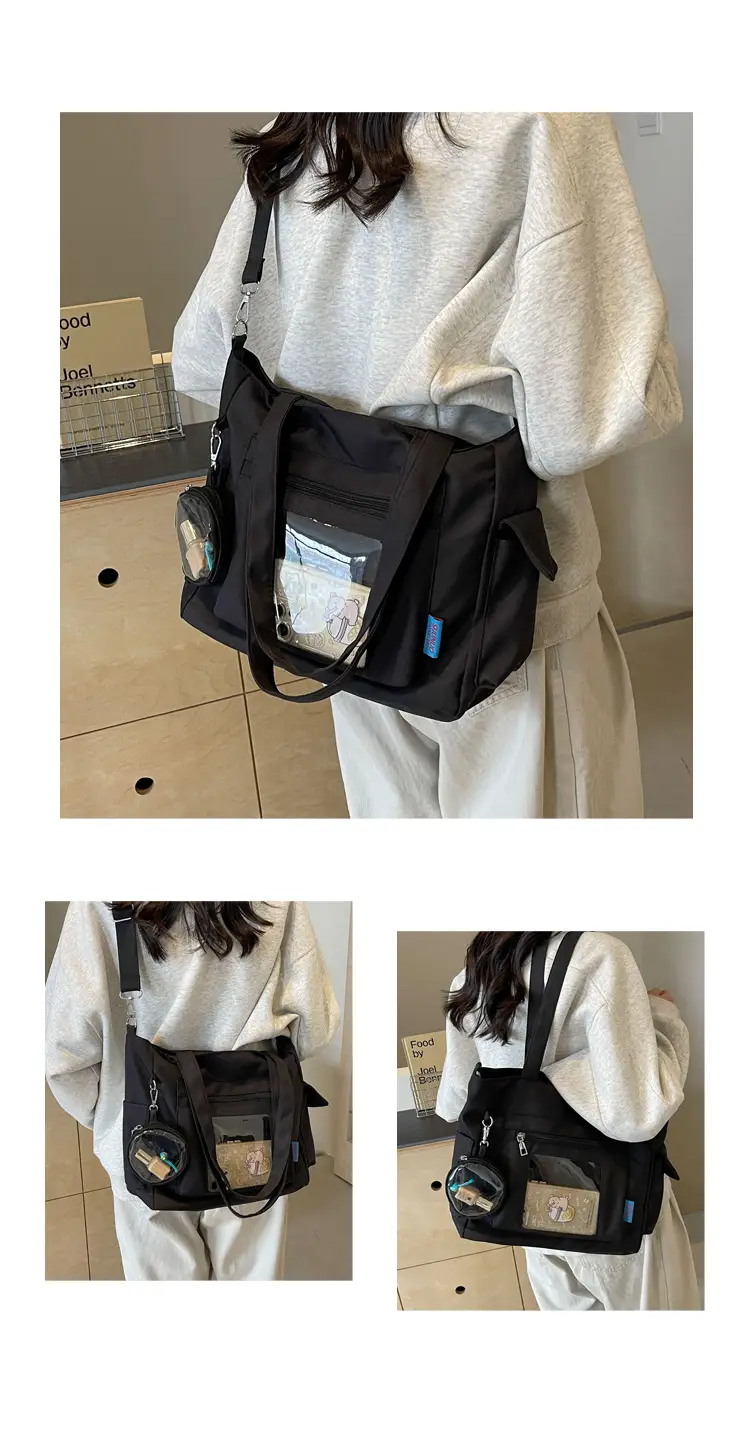 Women's 2024 Canvas Tote Bag Large Capacity Travel Bag — feature 17