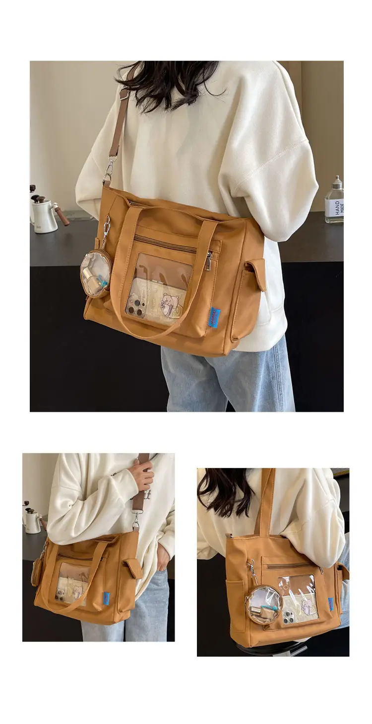 Women's 2024 Canvas Tote Bag Large Capacity Travel Bag — feature 19