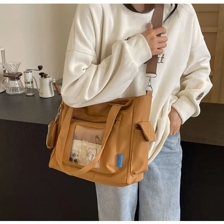 Women's 2024 Canvas Tote Bag Large Capacity Travel Bag — feature 8