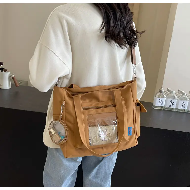 Women's 2024 Canvas Tote Bag Large Capacity Travel Bag — feature 9