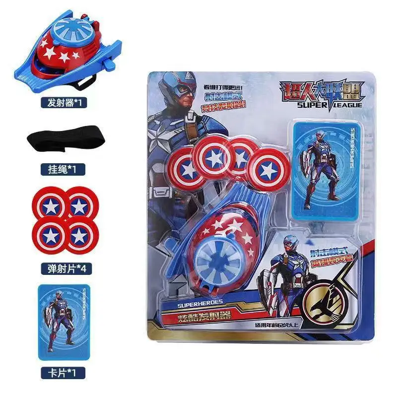 Iron Man Spiderman Captain America Clothes Children's Short-sleeved Summer suit Costsize Costsize June 1 Children's Day