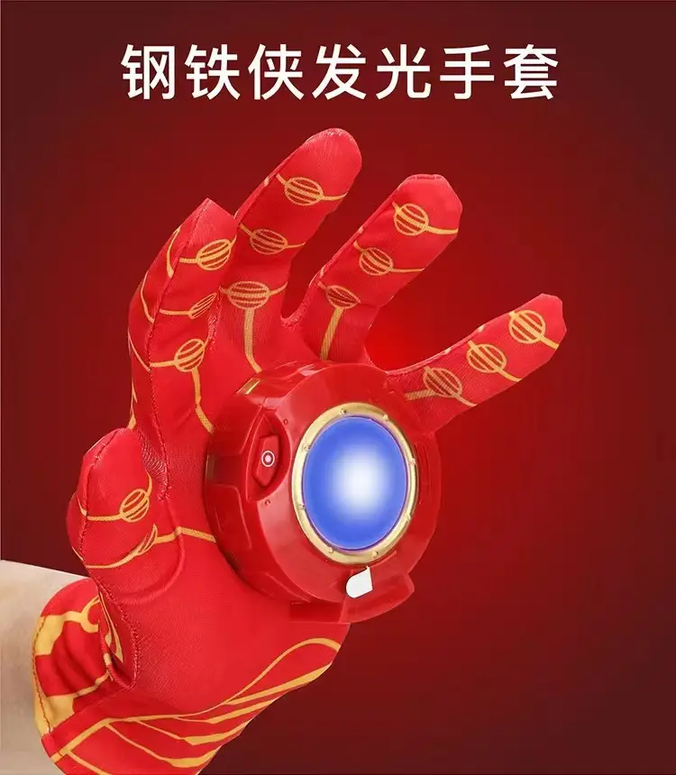 Iron Man Spiderman Captain America Clothes Children's Short-sleeved Summer suit Costsize Costsize June 1 Children's Day