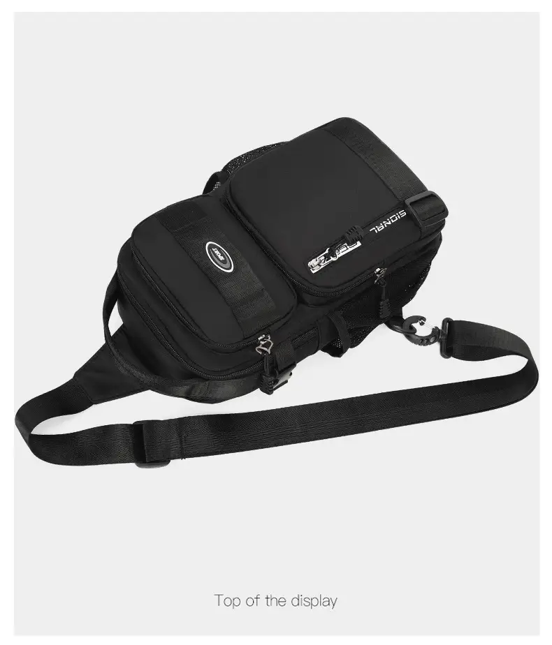 Men's Korean Style Shoulder Bag Large Capacity Grey — feature 13