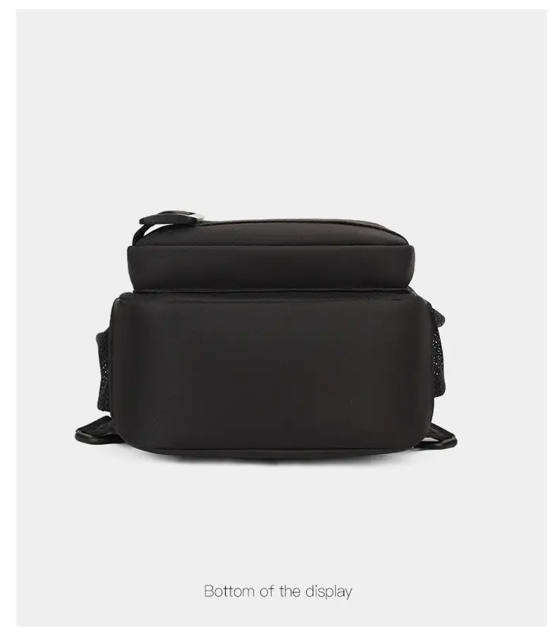Men's Korean Style Shoulder Bag Large Capacity Grey — feature 14