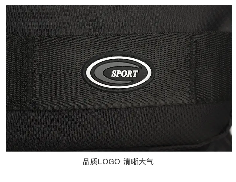 Men's Korean Style Shoulder Bag Large Capacity Grey — feature 16