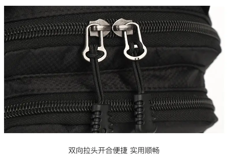 Men's Korean Style Shoulder Bag Large Capacity Grey — feature 17