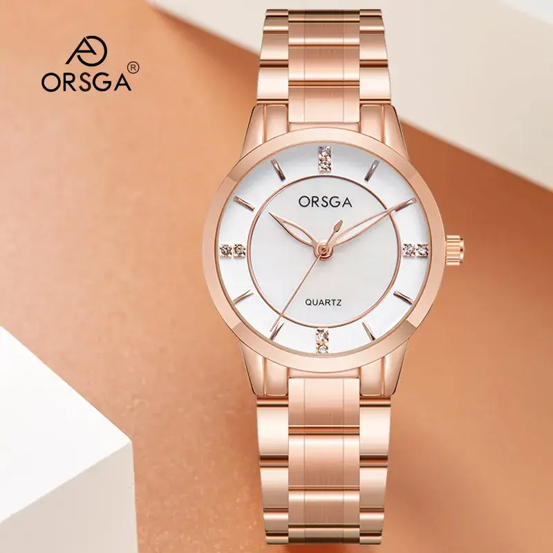 Orsga Gold Quartz Women's Watch Light Luxury Fashion - Image 11