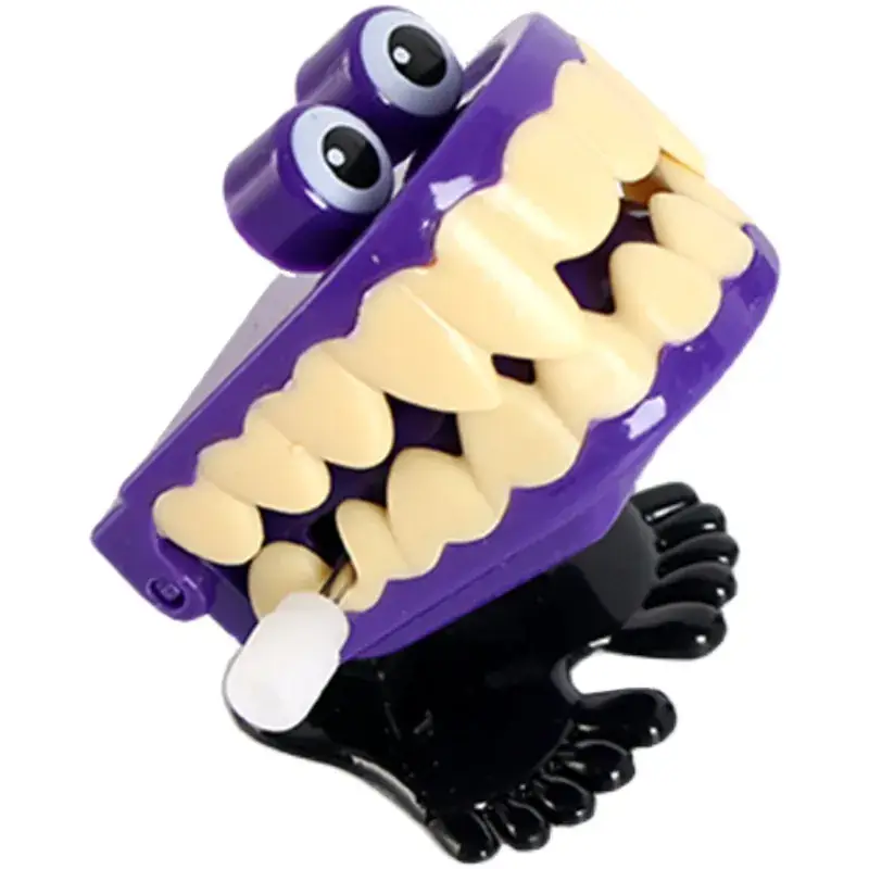 Purple Funny Teeth Tooth Coil Gift Chain