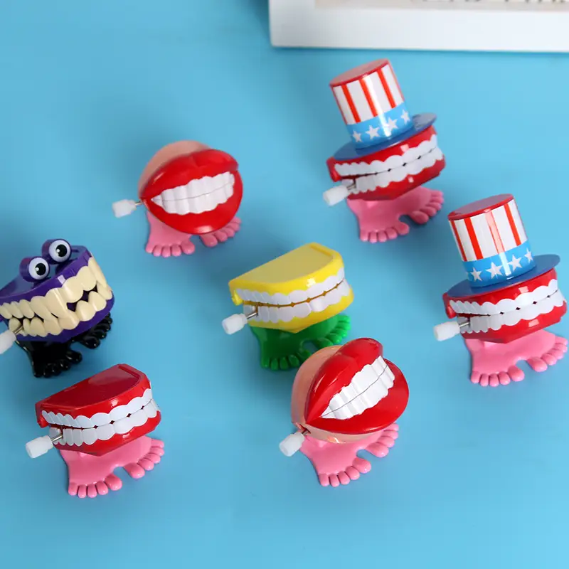 Purple Funny Teeth Tooth Coil Gift Chain — feature 5