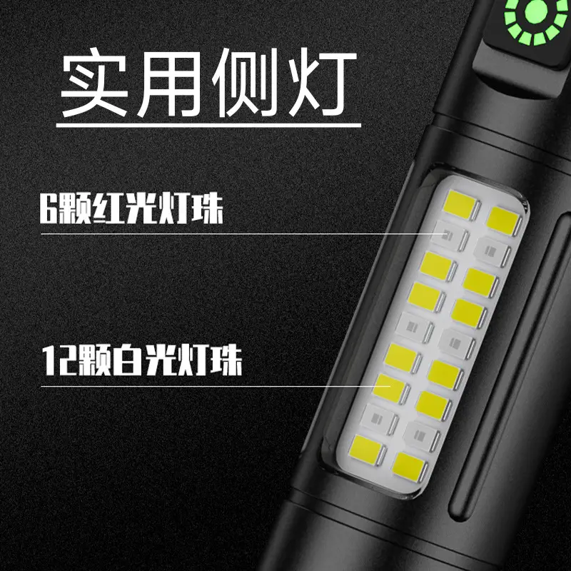 Rechargeable Zoom Flashlight RB-1190 158MM