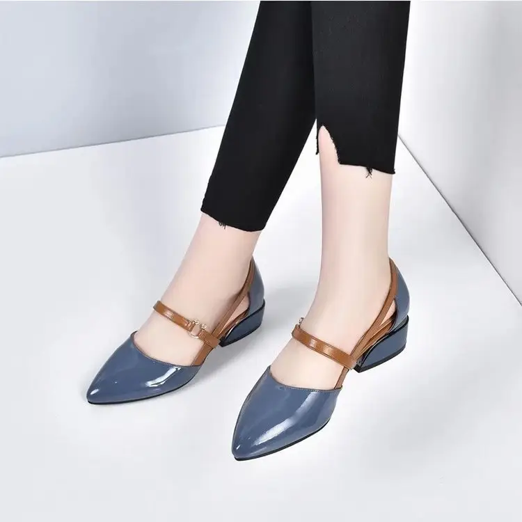 Women Patent Leather Flat Heels 2024 - Image 3
