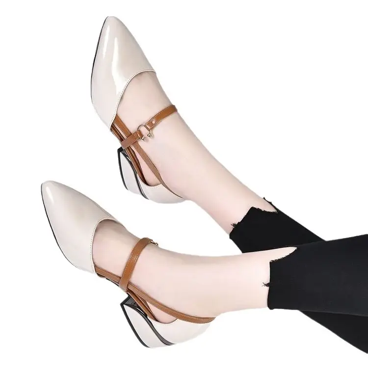 Women Patent Leather Flat Heels 2024 - Image 6