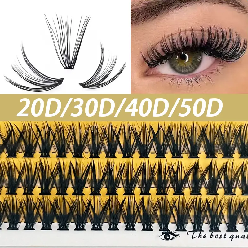 20D/30D/40D/50D False Eyelashes Self-Grafting Thick Natural — feature 1