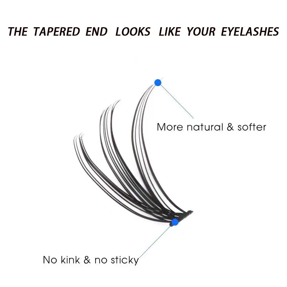 20D/30D/40D/50D False Eyelashes Self-Grafting Thick Natural — feature 5