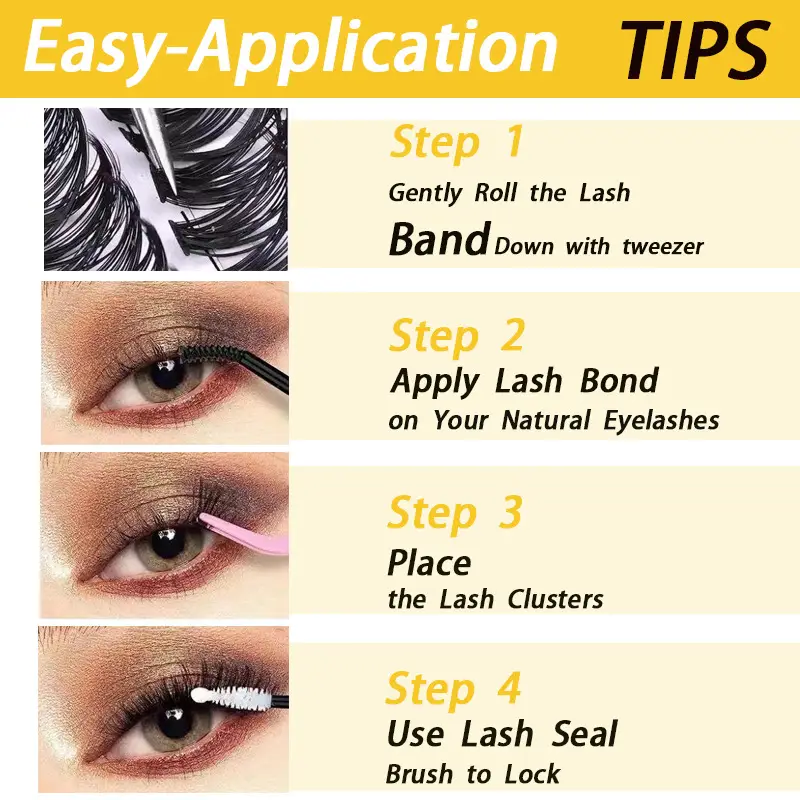20D/30D/40D/50D False Eyelashes Self-Grafting Thick Natural — feature 8