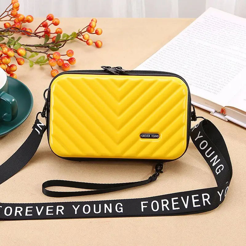 7inch Hard Shell Cosmetic Bag Women Crossbody — feature 7