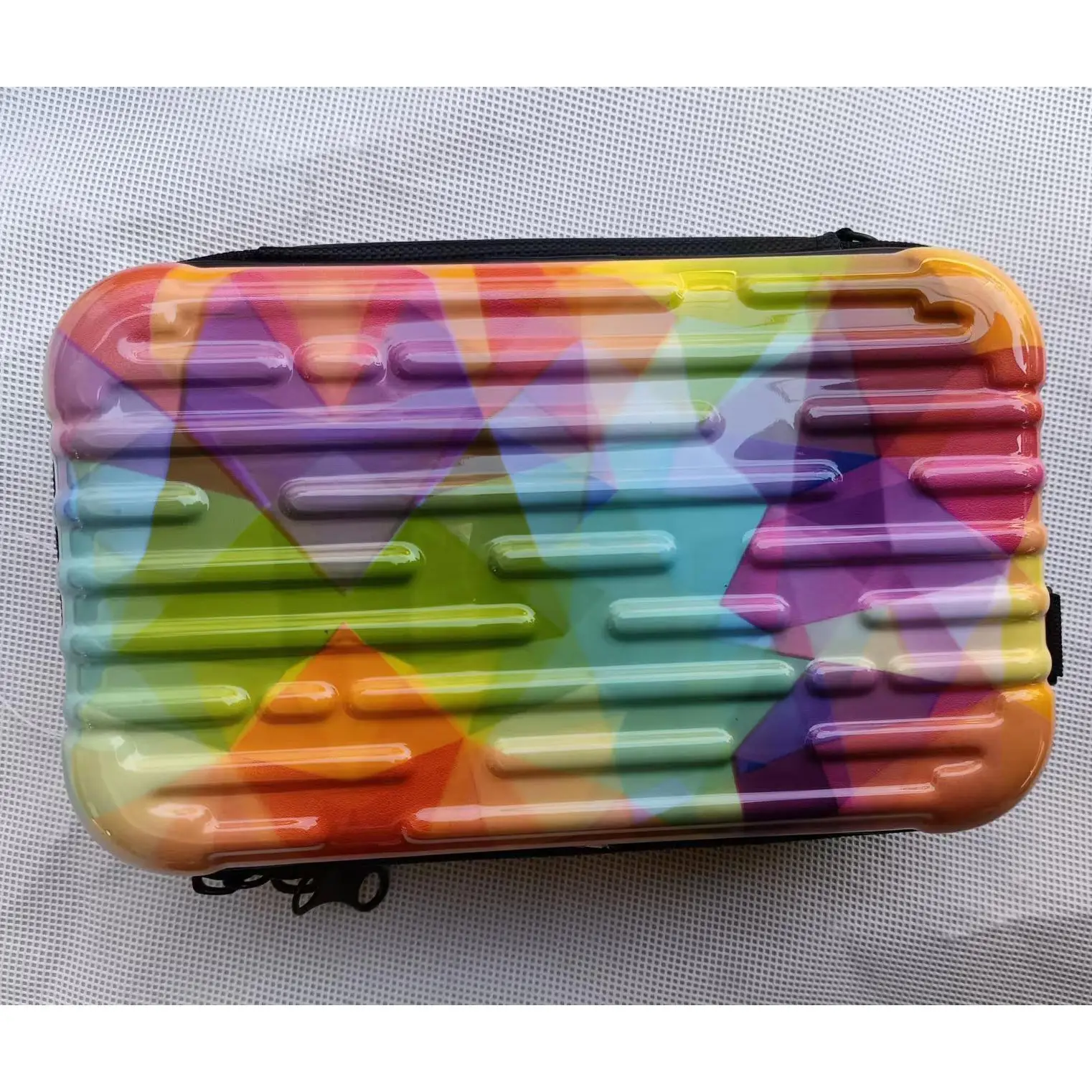 7inch Hard Shell Cosmetic Bag Women Crossbody