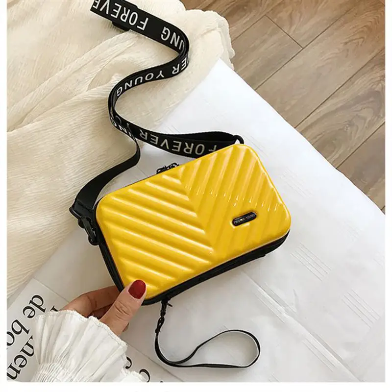 7inch Hard Shell Cosmetic Bag Women Crossbody